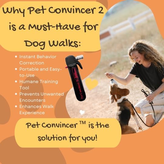 Pet Convincer 2: Pet Dog Corrector For Unwanted Behavior - Stop Jumping, Barking, Aggression Dogs - Inspire Better Pet Behavior-